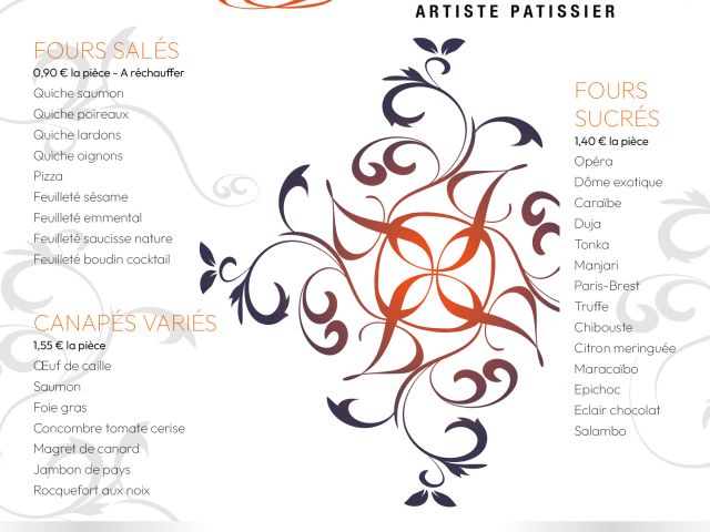 La Carte de Noël - Jullien patisserie